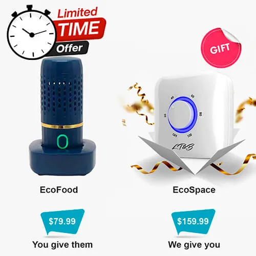 Purchase EcoFood for $79.99 as a gift for a friend and receive  EcoSpace for $159.99 as our gift to you
